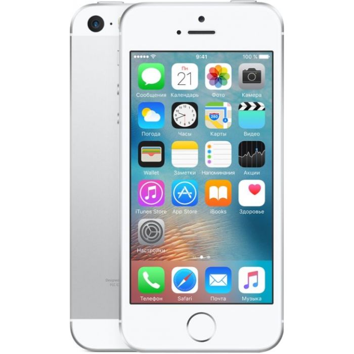 Купить Apple iPhone SE 16 Гб Серебристый оригинал с доставкой по Москва